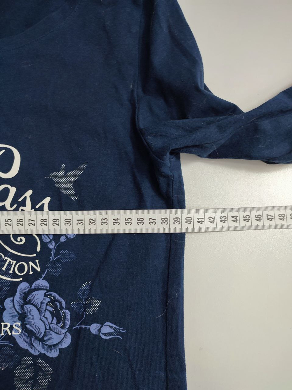 Джемпер с принтом 44 размер