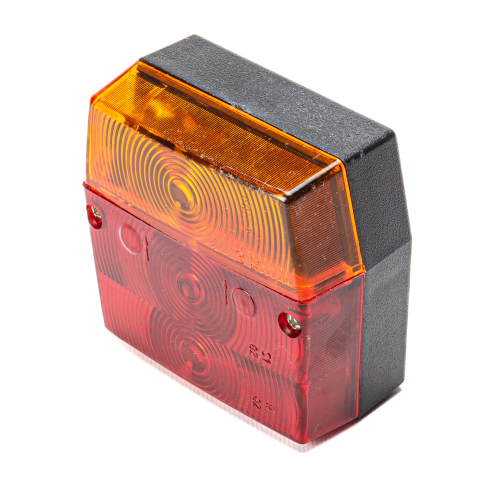 Фонарь задний, МТЗ (прицеп), пластиковый корпус, 12/24 В