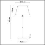 4429/1F LN Торшер E14 1*40Вт 220В IP20 NEOCLASSI