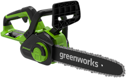 Цепная пила аккумуляторная GREENWORKS G24CS25 24В,25см,3/8-1,1-40 (без АКБ и ЗУ) (2007707)