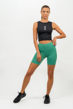 Велосипедки  HIGH WAISTED BIKER SHORTS ELITE 467 Зеленые