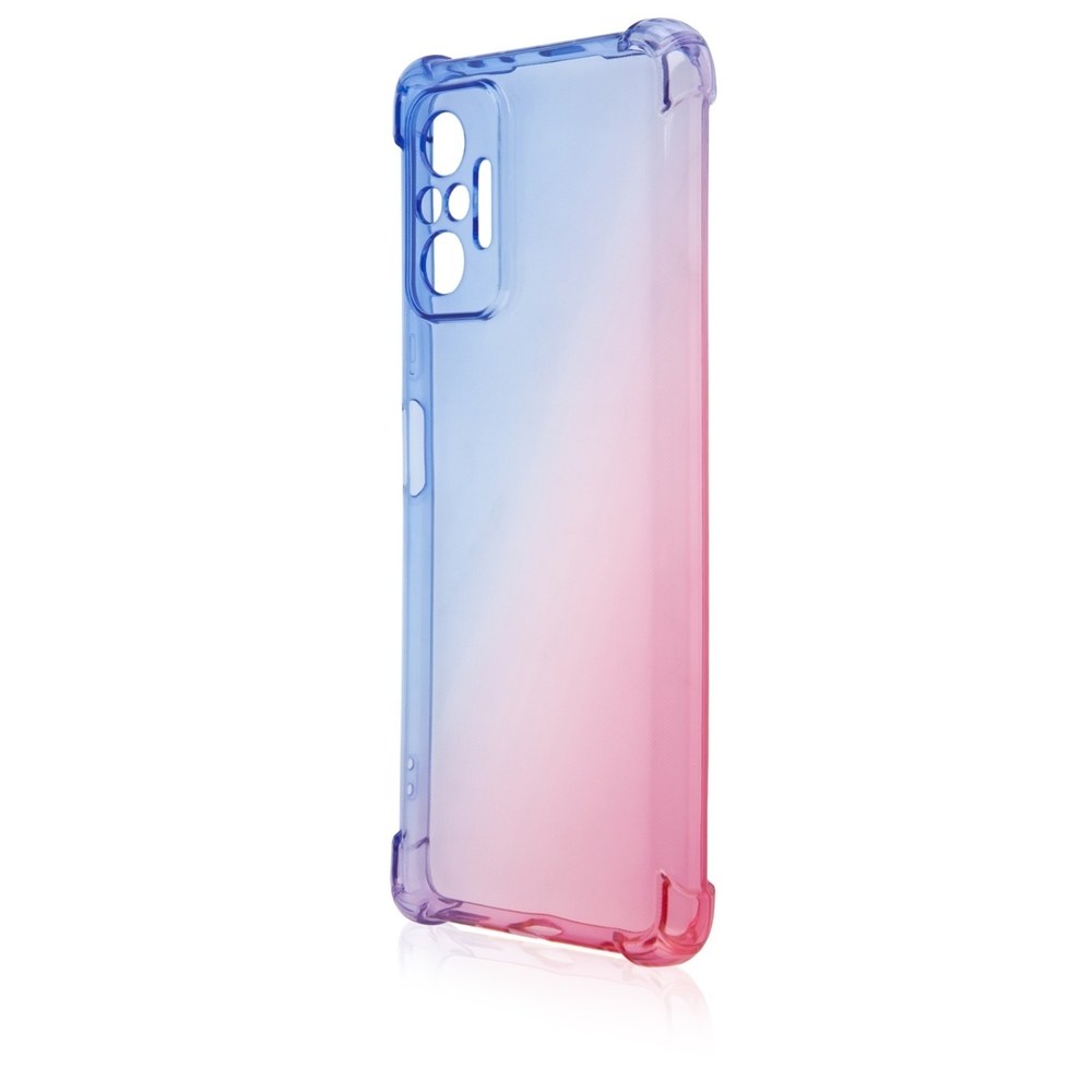 Чехол ROSCO для Xiaomi Redmi Note 10 Pro оптом (арт. XM-RN10P-HARD-TPU-DARKBLUE-PINK)