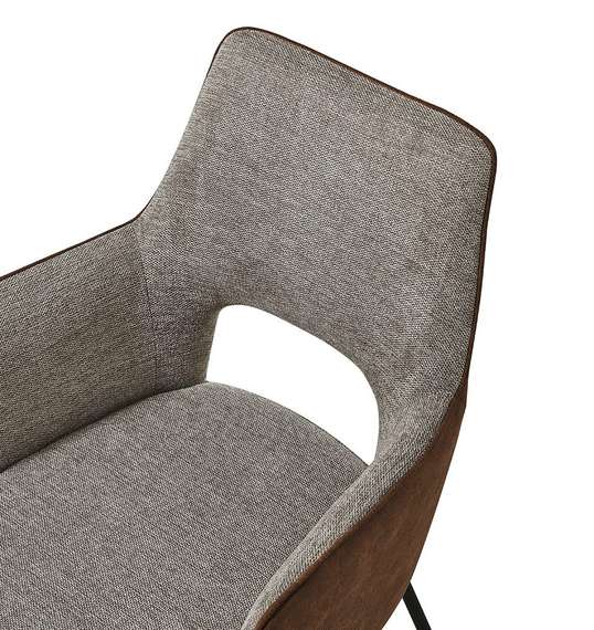 Стул Tidan серый с коричневым