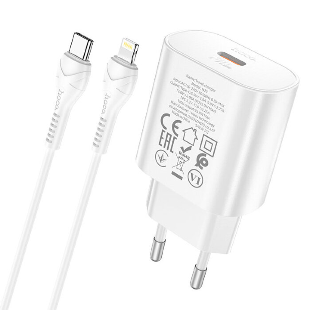 N22 Jetta PD25W charger set(Type-C to iP)(EU)