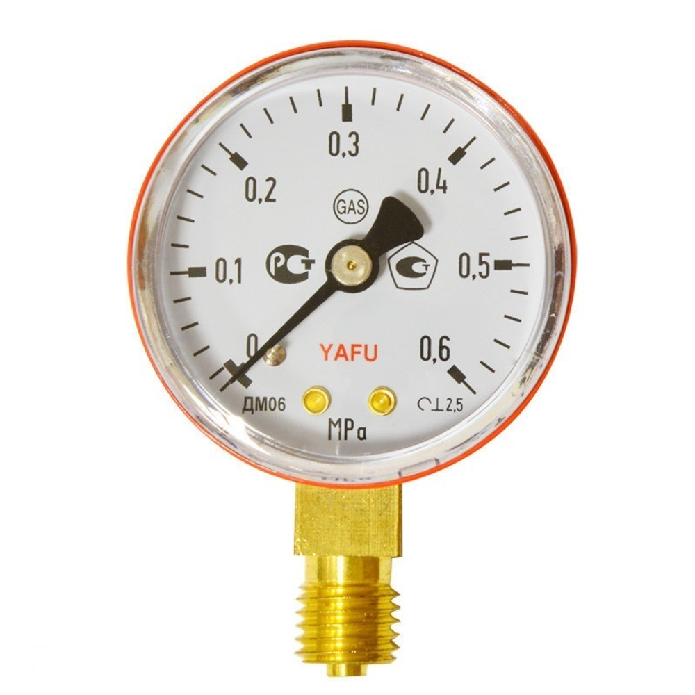 Манометр пропановый 0,6Мпа