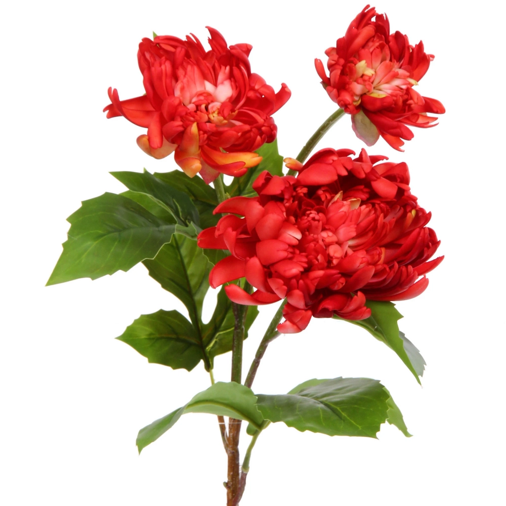 Цветок искусственный «Natur» 67см Пион красный