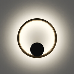 DK5060-BK+SG Бра ORBIT, IP20, 3000К, LED, 10 Вт, черный + сатинированное золото, алюминий