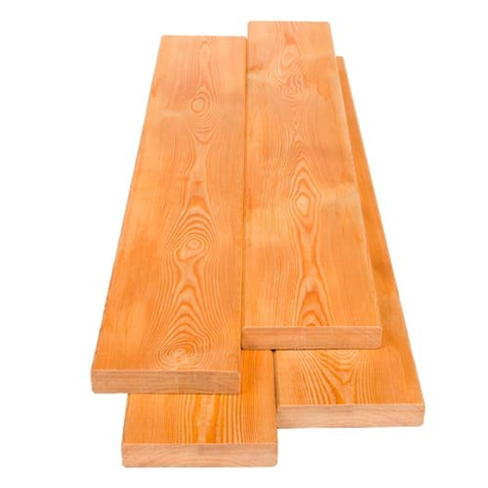 Планкен прямой из лиственницы 20x90x4000 мм сорт Э фото 3