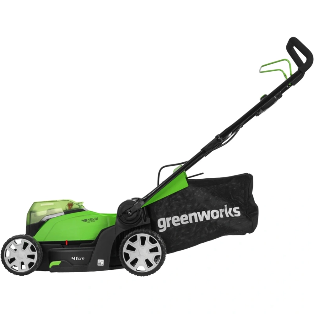 Аккумуляторная газонокосилка Greenworks G24X2LM41 24В (без АКБ и ЗУ) нож 41 см, 2512607