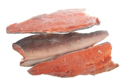 Филе горбуши на коже замороженное