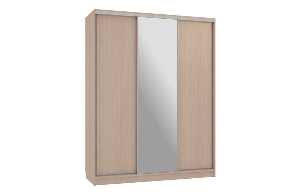 Шкаф-купе "Бассо-1 600" (дуб млечный), ЛДСП 16 мм, Мебельсон