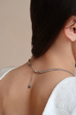 Сет серьги и цепочка LOVE