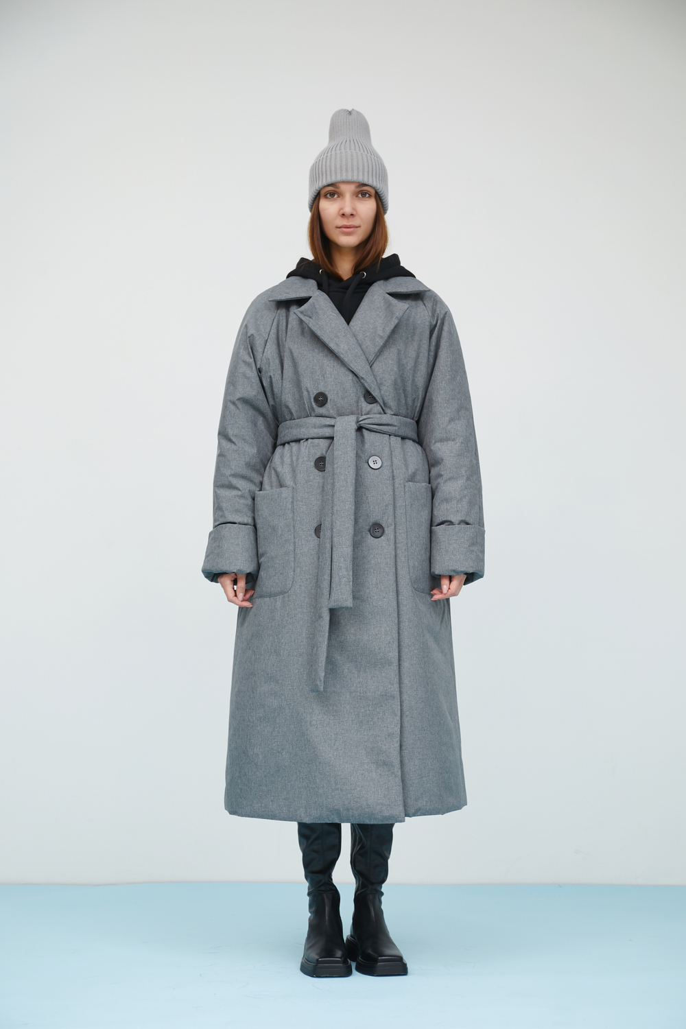 Плащ-пуховик