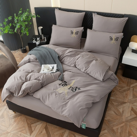 КПБ Mood of Paris на резинке MPR008, Евро, 4 наволочки, простынь 160*200*35