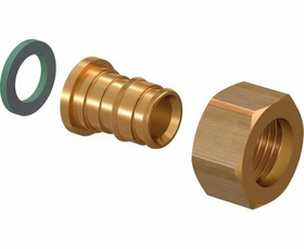 Штуцер с накидной гайкой для труб PE-Xa Usystems 25 х G 3/4*, тип 1