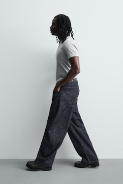 ZARA ДЖИНСЫ BALLOON FIT, ИНДИГО