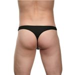 Мужские трусы тонги черные LaBlinque LB15751