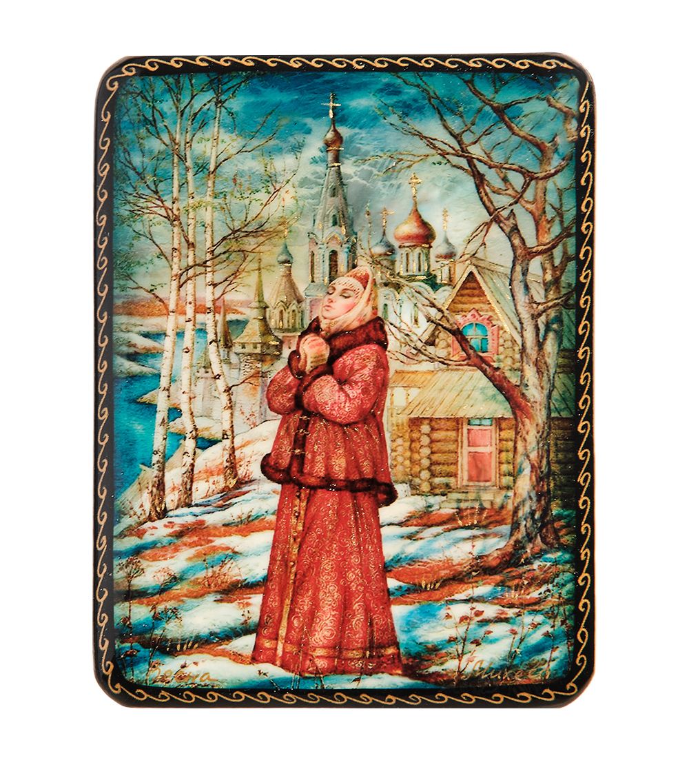 ШК-19/23 Шкатулка в технике декупаж «Весна» (10х8х3,5)