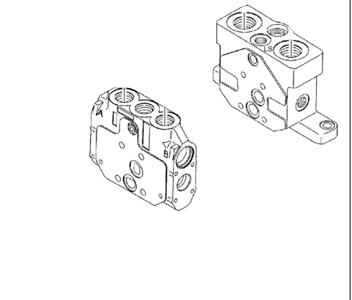 Секция гидрораспределителя JCB 25/223216