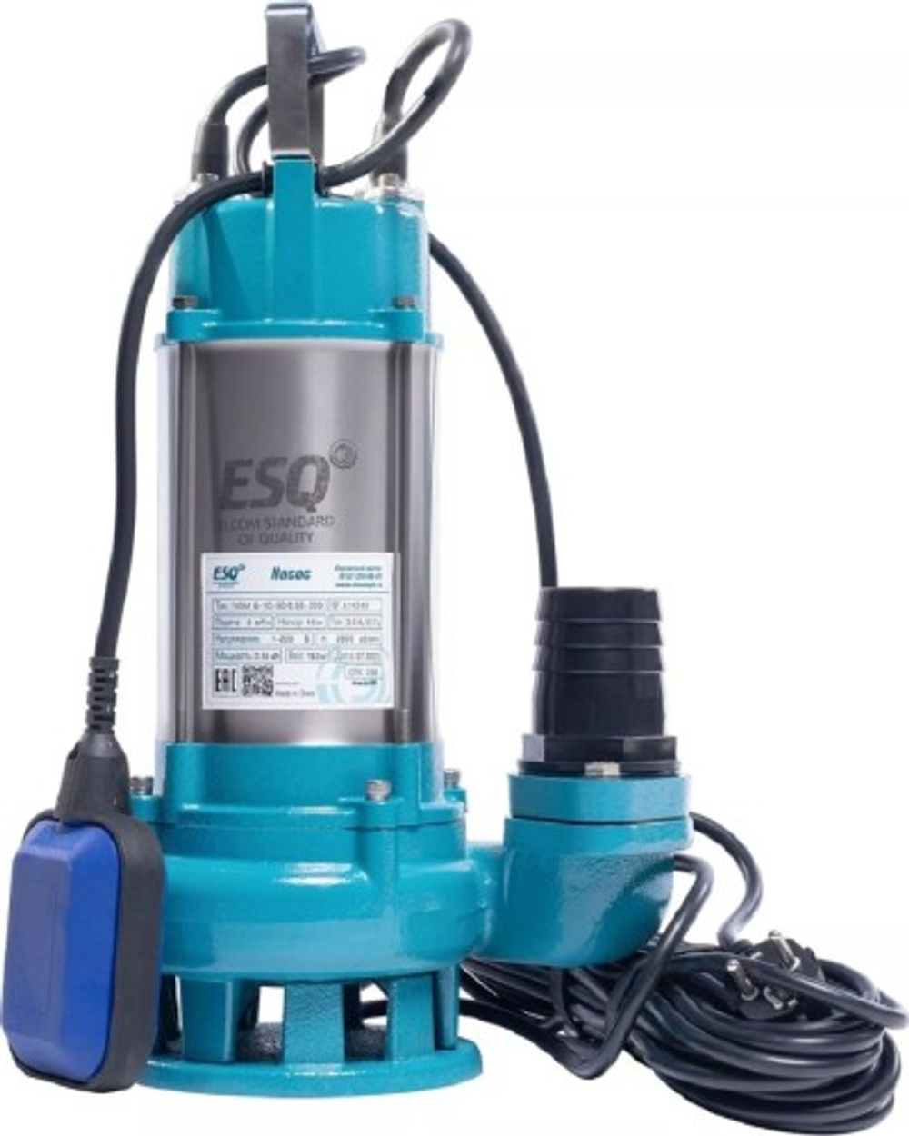Насос дренажный ESQ ГНОМ 6-10-50/0.55-220 без поплавка 02.31.216216