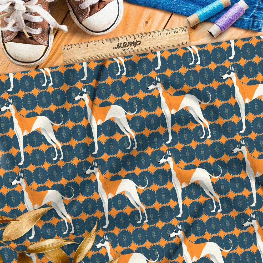 Ткань премиум дюспо охотничьи псы