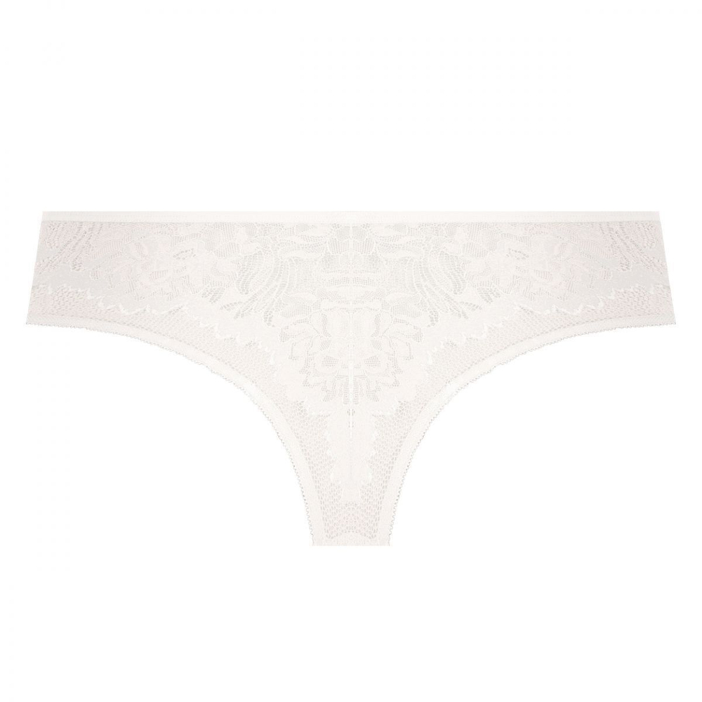 Трусики-бразилиана с ажурными вставками по бокам (Размер: XL) (Цвет: черный)