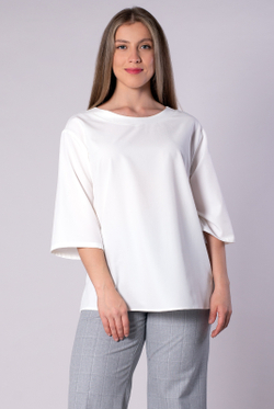 Блузка женская 4213ВП, молочный #476Мол094213ВП