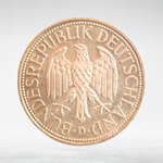 Germany, 1 Deutsche Mark, 1992, (Munich Mint - "D"), VF