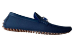 LOUIS VUITTON Gommino Loafers Men"s Blue