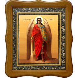 Михаил Архангел. Икона на холсте