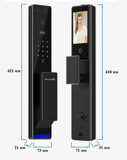 Умный электронный замок Dircode T850 с распознаванием по лицу и ладони