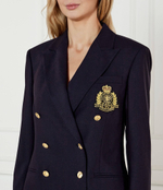 Хлопковый пиджак POLO RALPH LAUREN - темно-синий(211910403)