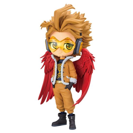 Фигурка Q Posket MHA Hawks, 14 см / Фигурка по мотивам аниме "Моя геройская академия", Ястреб, 14 см