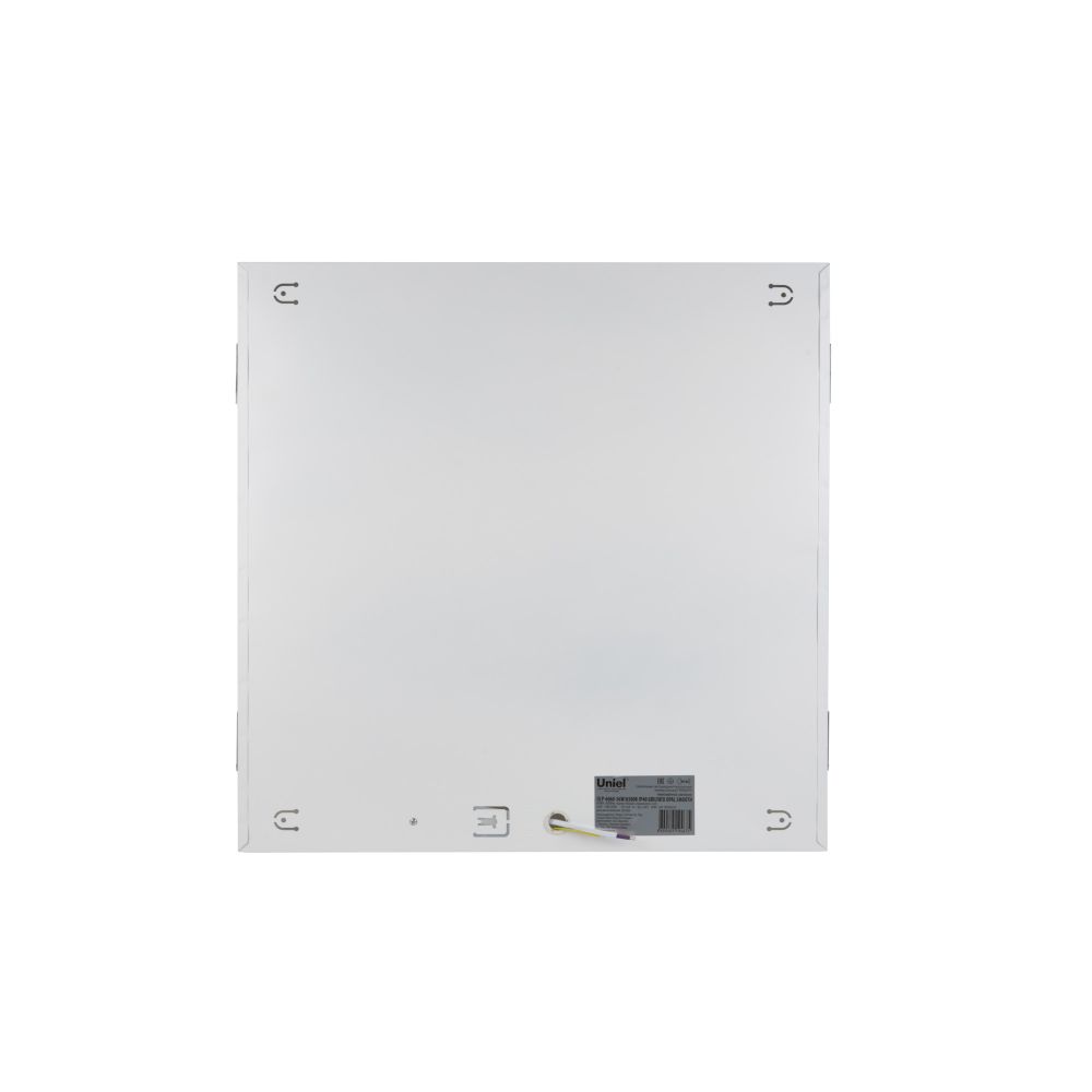 ULP-6060-36W-6500К IP40 GRILYATO OPAL SMOOTH Светильник светодиодный потолочный универсальный. Дневной равномерный свет 6500K. 3500Лм. 588X588x25мм. Корпус белый. В комплекте с и-п. ТМ Uniel