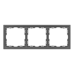 Рамка пластиковая FRM-NOBE-SFPL-3-GR (Arlight, Серый базальт) 054222