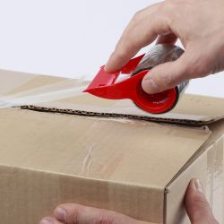 Скотч СИЛА TPA72-00 упаковочная лента 48мм х 20м х 50мкр с диспенсером, прозрачная