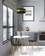 Стул Field пластик черный