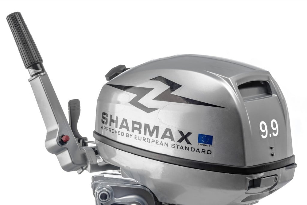 Лодка ПВХ АНДРОМЕДА 375 киль + 2х-тактный лодочный мотор SHARMAX SM9.9HS