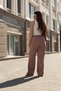 Брюки женские 3667зпа, Глина #259Глб023667зпа