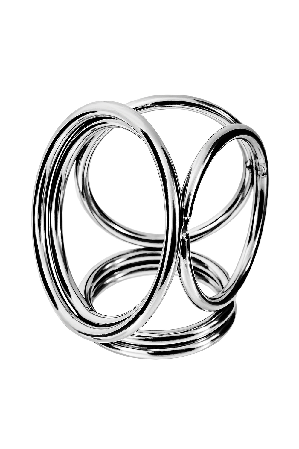 Бондаж для пениса Metal Toyfa 6 колец