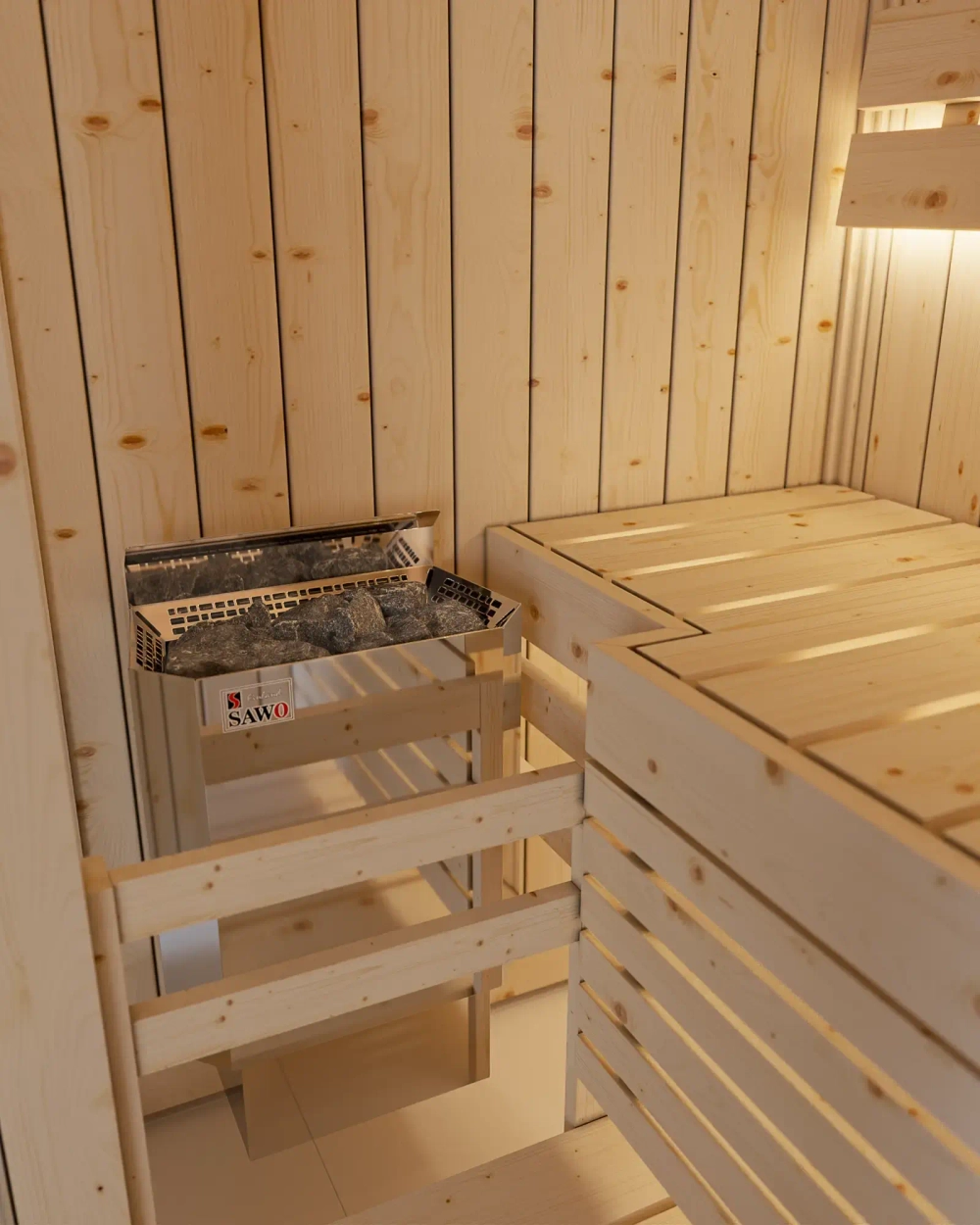 Электрическая печь SAWO NORDEX MINI NRM-30Ni2-Z-C (3,0 кВт, внутри оцинковка, снаружи нержавейка, выносной пульт (встроенный блок мощности, пульт покупается отдельно)