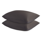 Набор наволочек из премиального сатина темно-серого цвета из коллекции essential, 50х70 см