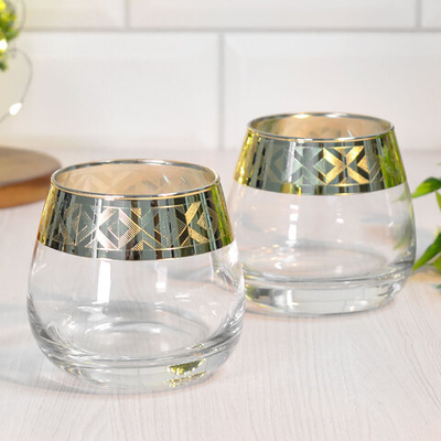 Набор стаканов для виски 2шт 300мл "Модерн"