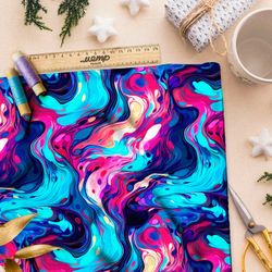 Ткань премиум флис феерические иллюзии