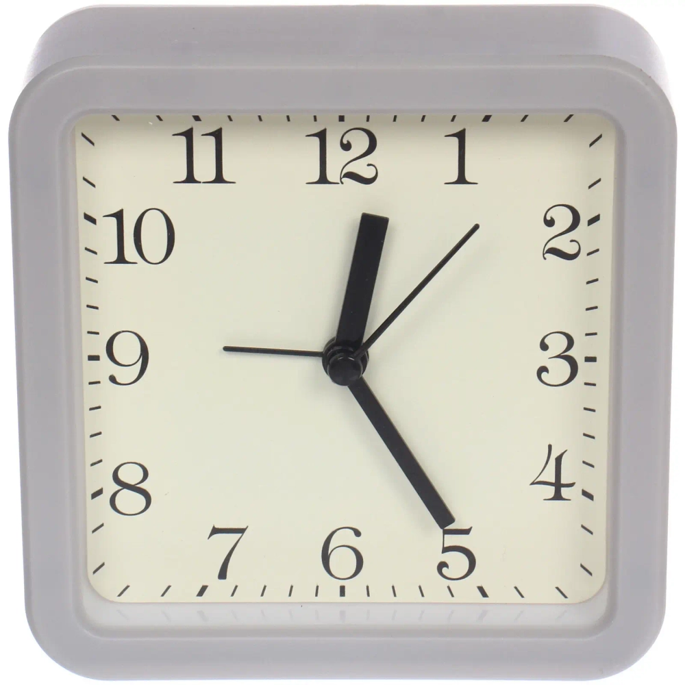 Будильник «Виола» 10,5*10,5*4см, микс цветов