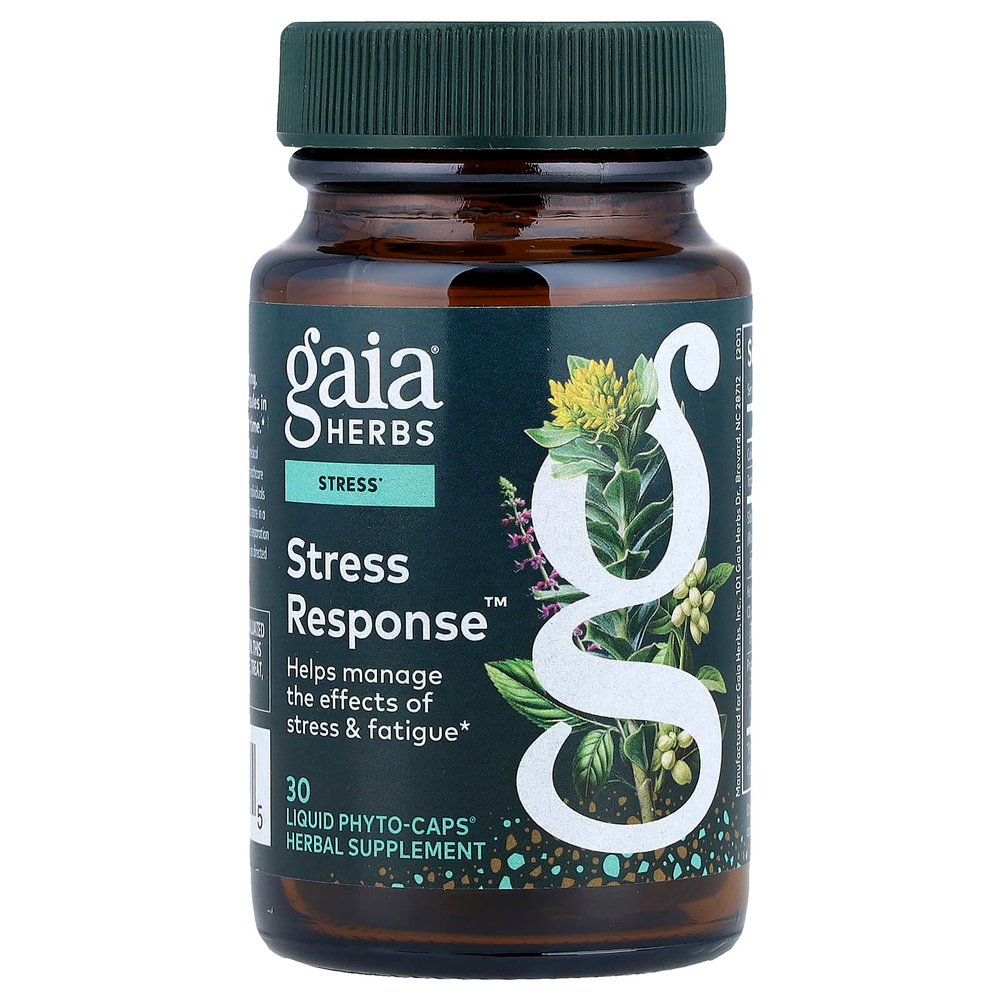 Gaia Herbs, Stress Response™, 30 капсул с фитокапсулами