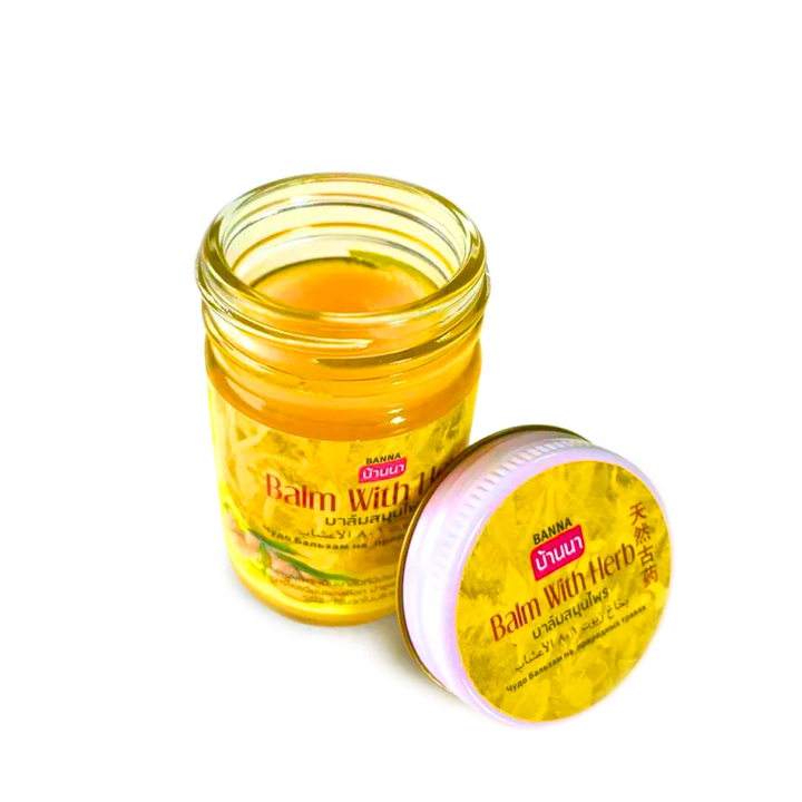 Бальзам Banna желтый с травами Balm with Herb 50 г
