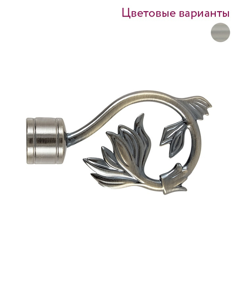 Наконечник для кованного карниза Лоза D 25