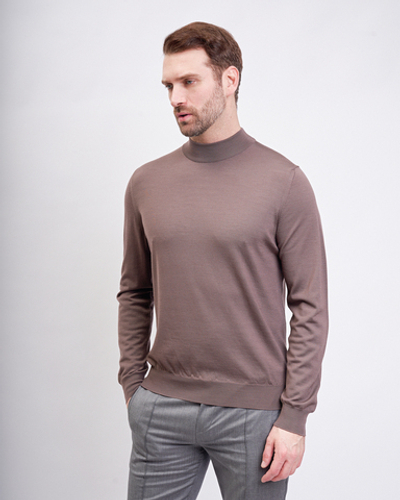 Джемпер с воротом стойкой Svevo