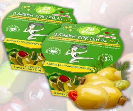 «ЖИВЫЕ» ГРЕЧЕСКИЕ ФАРШИРОВАННЫЕ ОЛИВКИ